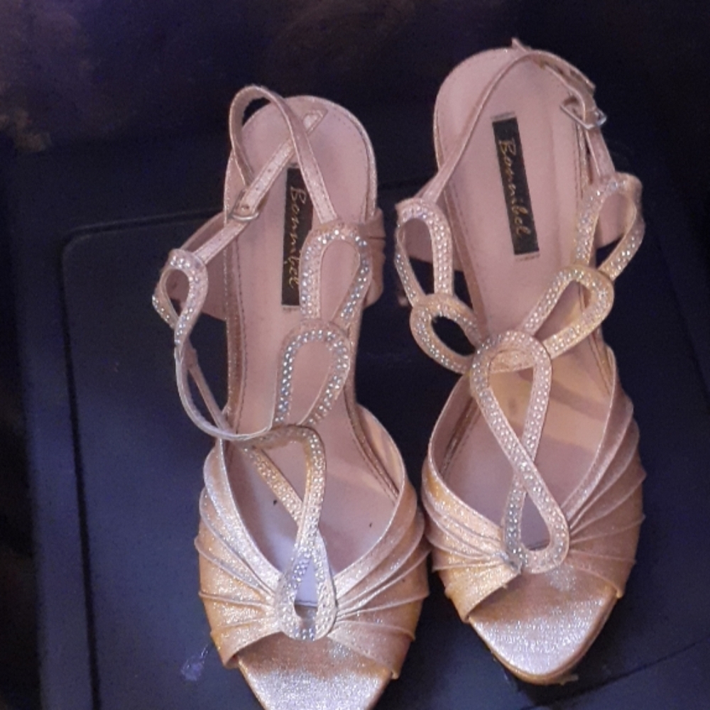 Blush high heels